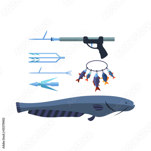 Speargun vector illustration