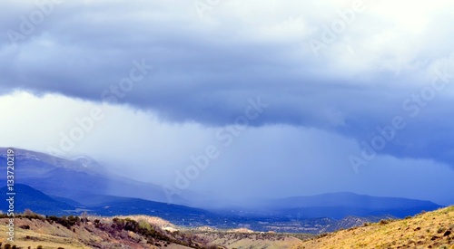 Rain storm in valley © Christian