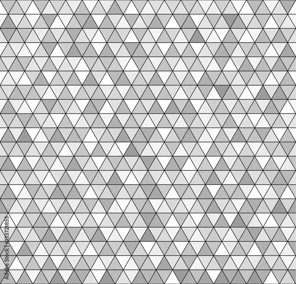 Fototapeta premium Triangle background. Vector seamless pattern