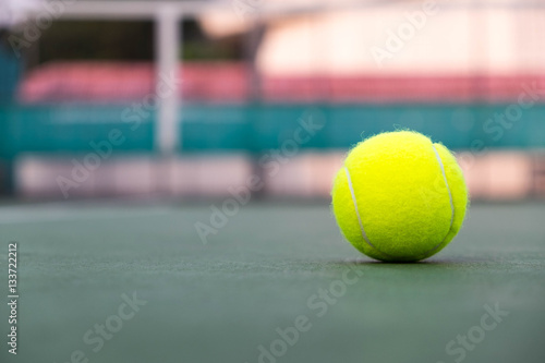Closeup of Tennis Ball