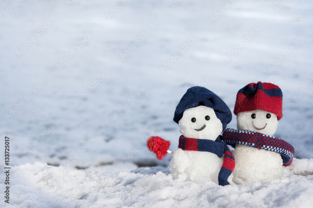 雪だるま 雪背景
雪だるま 雪背景