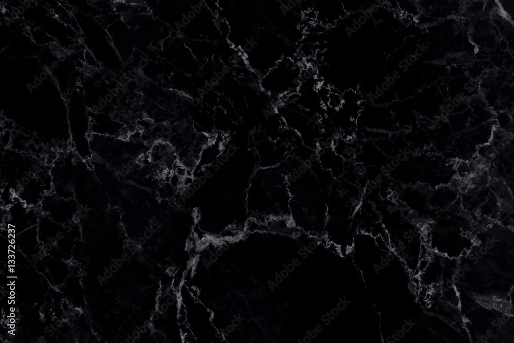 Fototapeta premium Black marble natural pattern for background and design.
