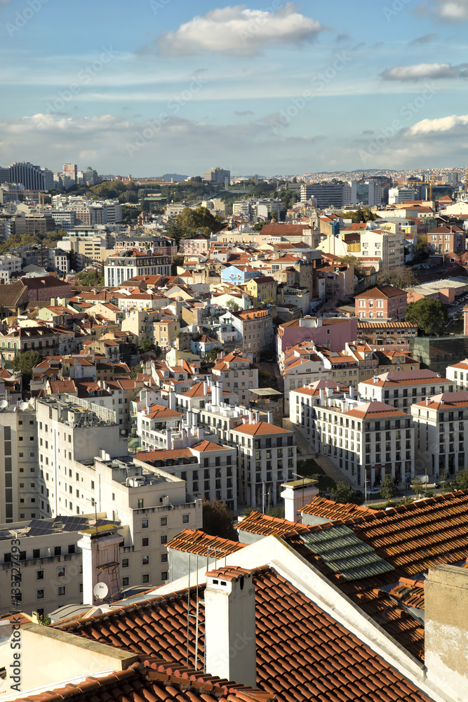 View of roofs of Lisboa