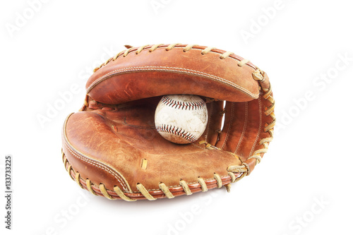 Εκτύπωση καμβά Baseball in catcher's glove
