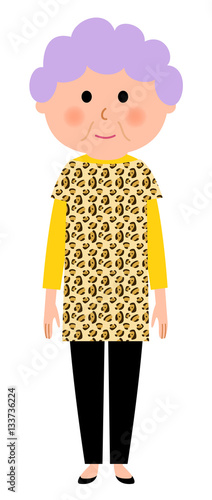 シニア女性　おしゃれ