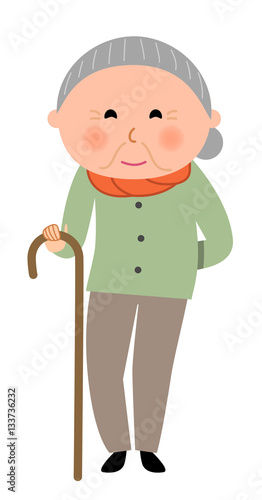 シニア女性　おしゃれ