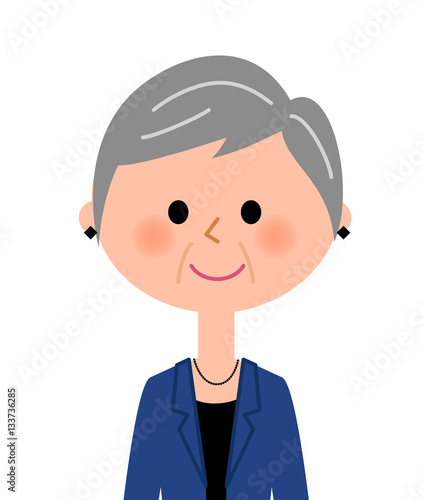 シニア女性　おしゃれ