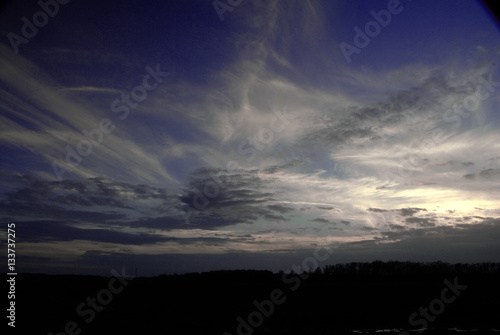 Sunset over Leflore Co., Mississippi