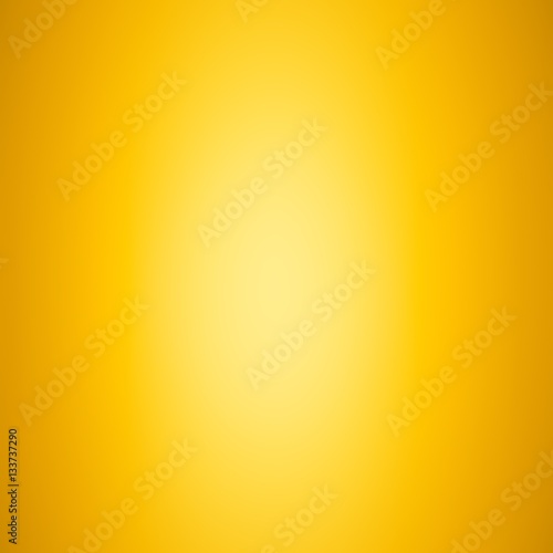 Yellow gradient abstract background / smooth gold backdrop wallpaper