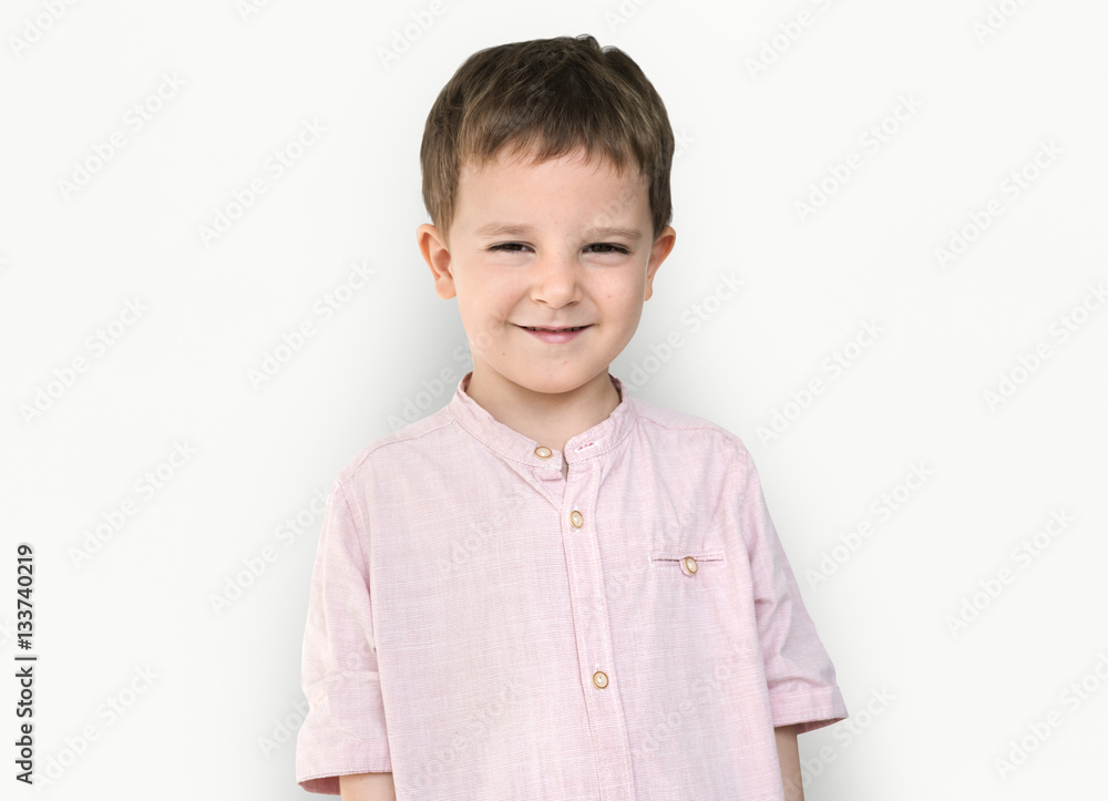 Caucasian Little Boy Smile Happy Cheerful Caucasian Little Boy Smile Happy Cheerful