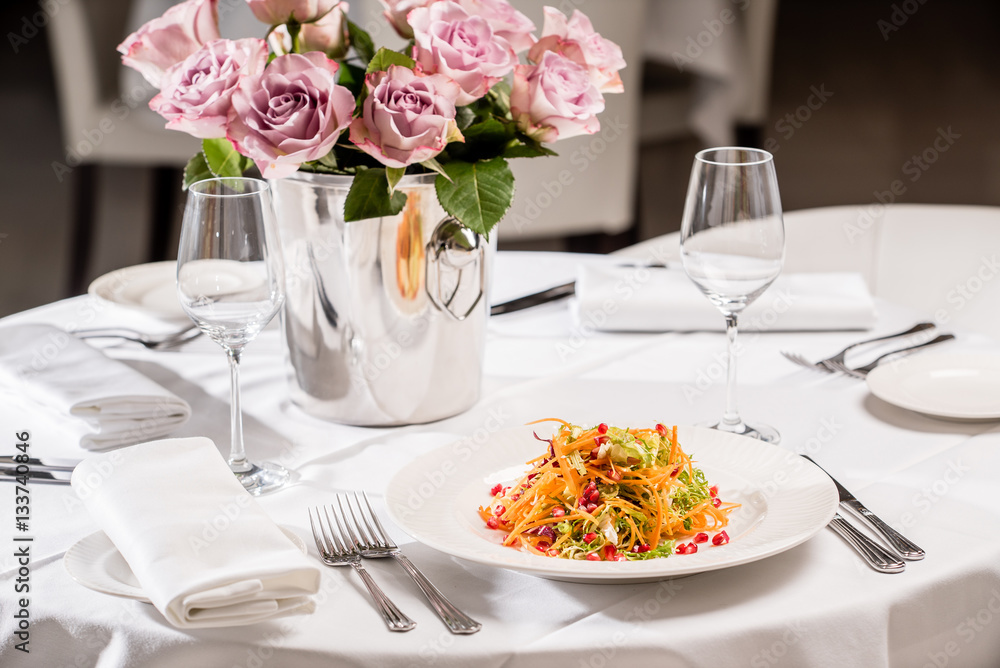 Fototapeta premium vegetable salad