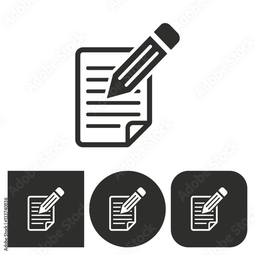 Registration - vector icon.