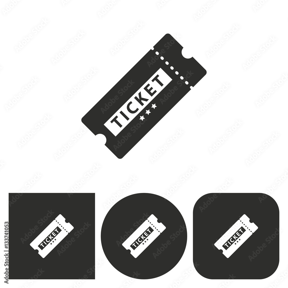 Ticket - vector icon. Ticket - vector icon.