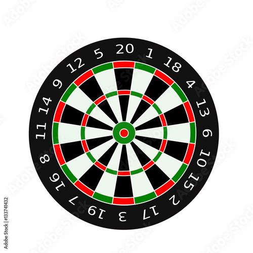 Dartboard Front View