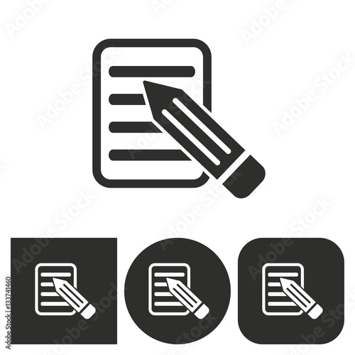 Notepad - vector icon.