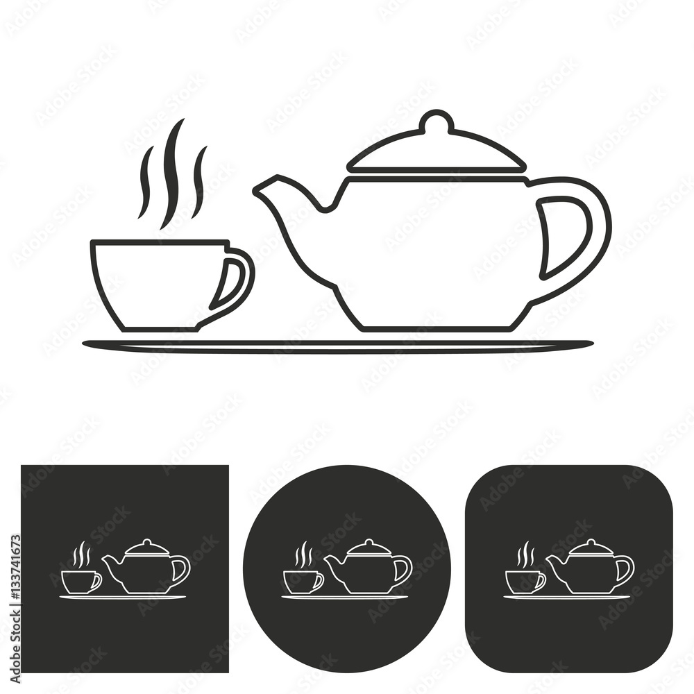 Tea - vector icon.