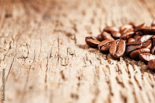 roasted coffee beans, can be used as a background
