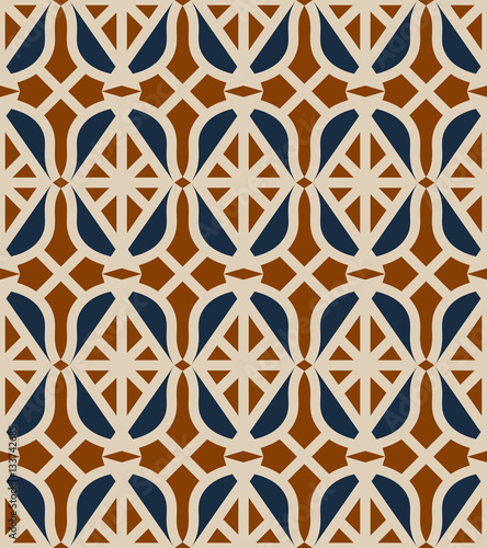 seamless pattern with simple arabic elements
