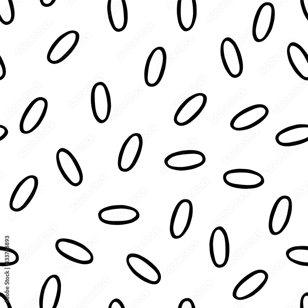 Seamless pattern - letters O Seamless pattern - letters O