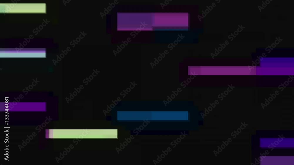 Digital video malfunction (Loop). Digital video malfunction (Loop).
