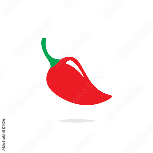 Chili pepper icon vector