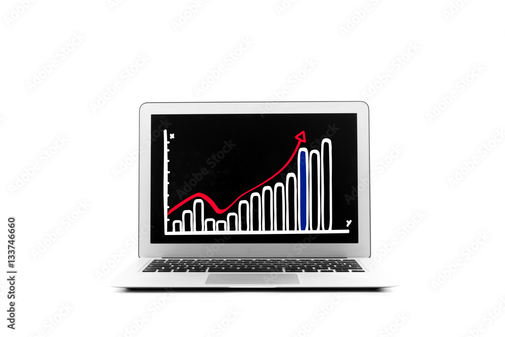 Hand drawn icon graphic in a computer screen Hand drawn icon graphic in a computer screen