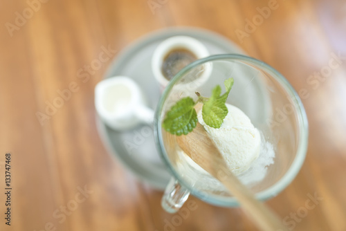 Ice-cream green tea