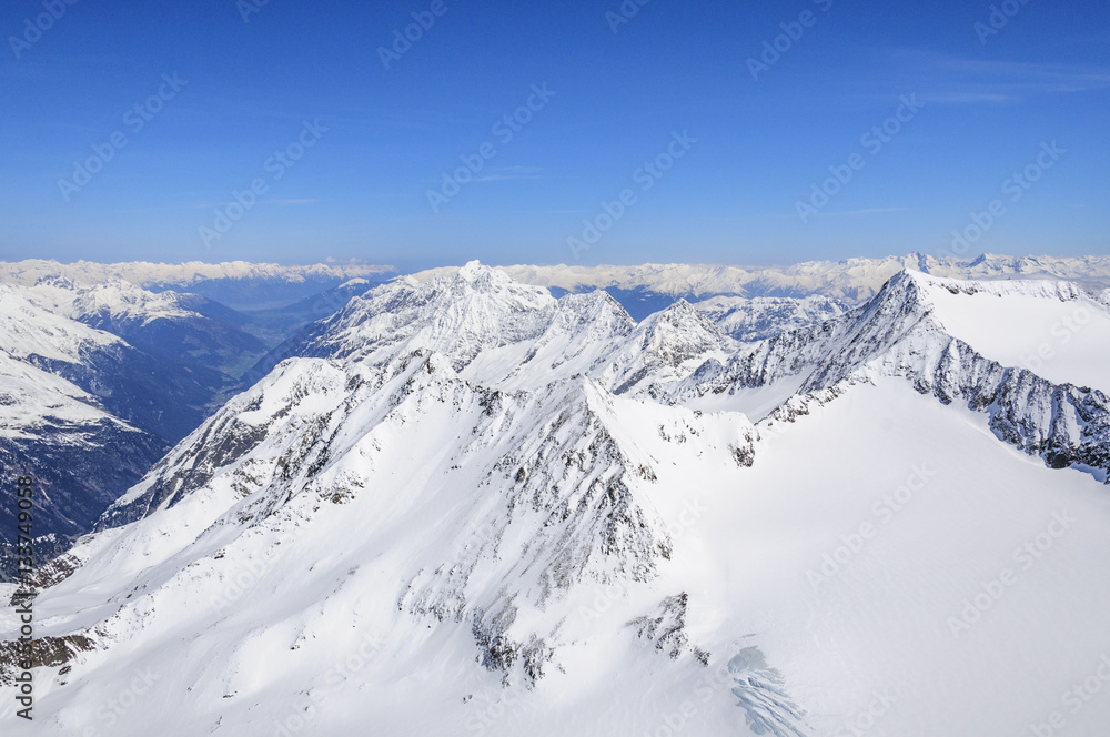 Aussicht vom Wilden Pfaff in Richtung Wipptal