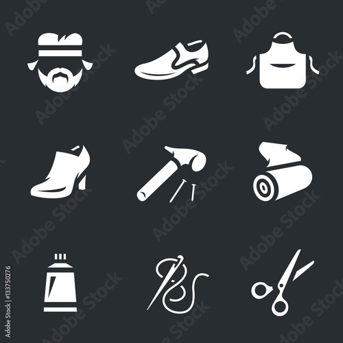 Vector Icons Set of Shoemaker.