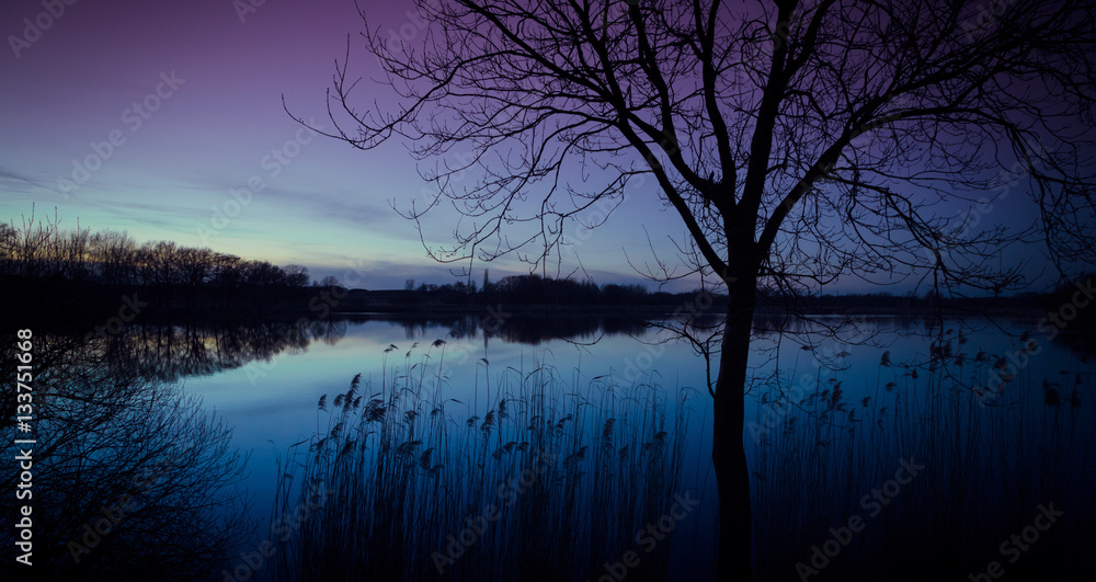 abend am see