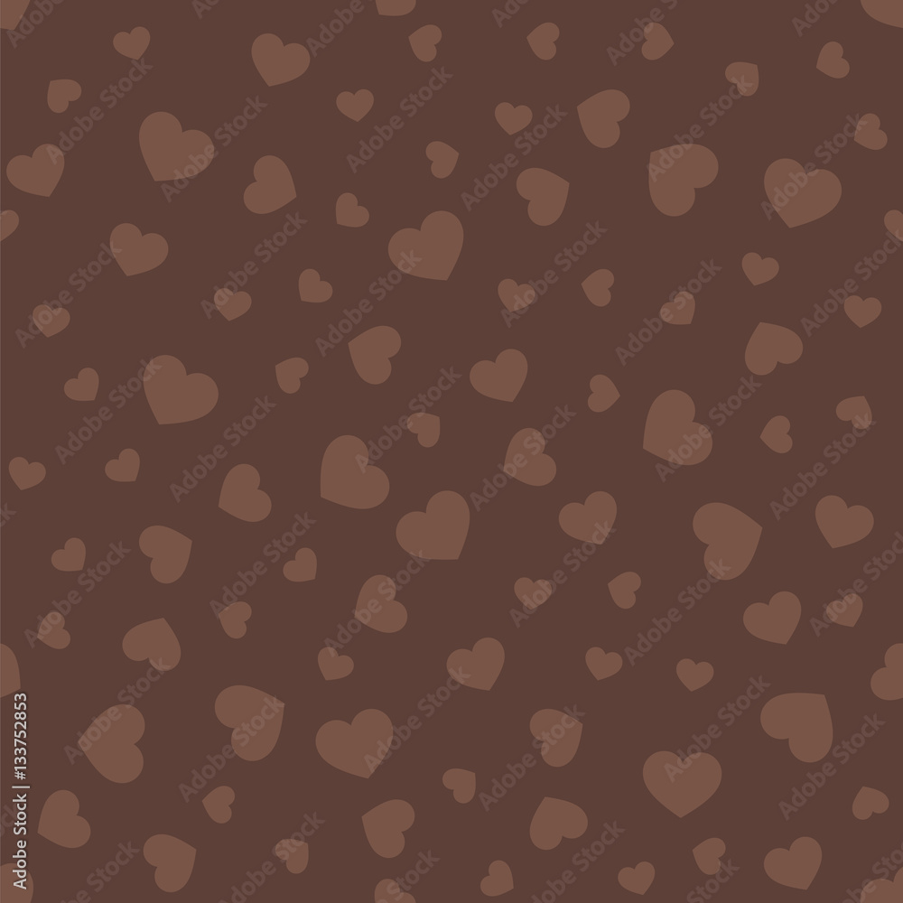 Obraz premium Seamless geometric pattern with hearts.Vector illustration.