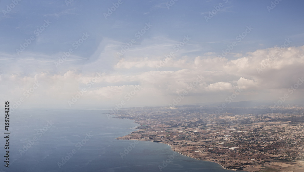 custom made wallpaper toronto digitalTurkey Mountain view from airplane.