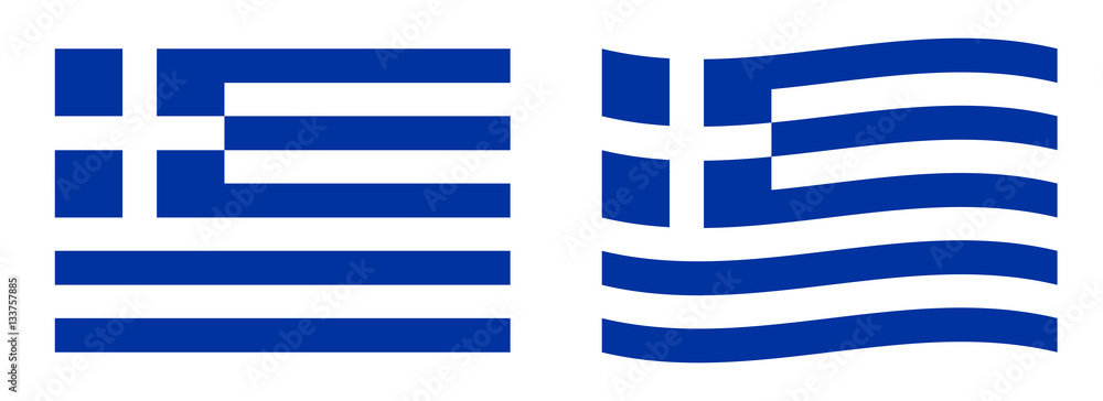 Fototapeta Flaga Grecji