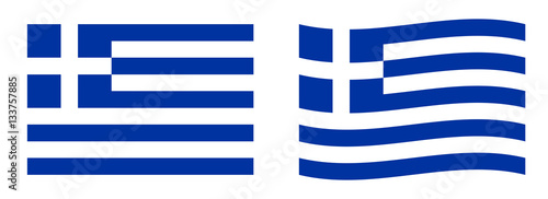 Fototapeta Flaga Grecji