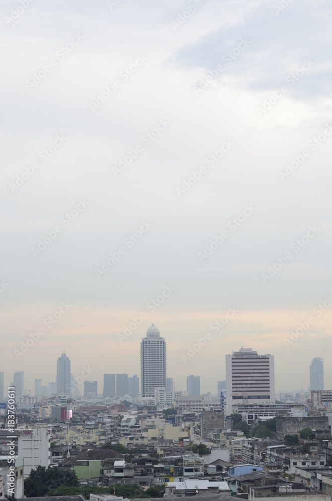 Ausblick von Golden Mount in Bangkok, Thailand