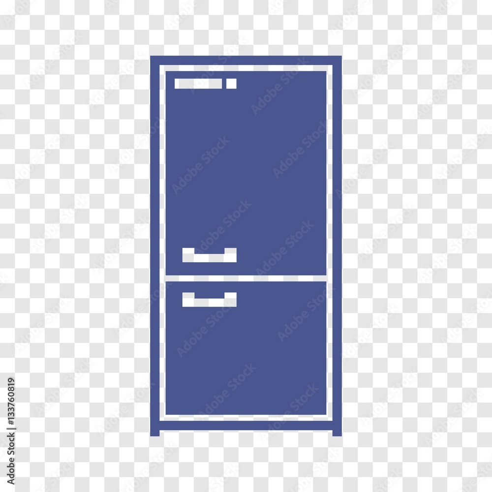 Refrigerator icon vector Refrigerator icon vector