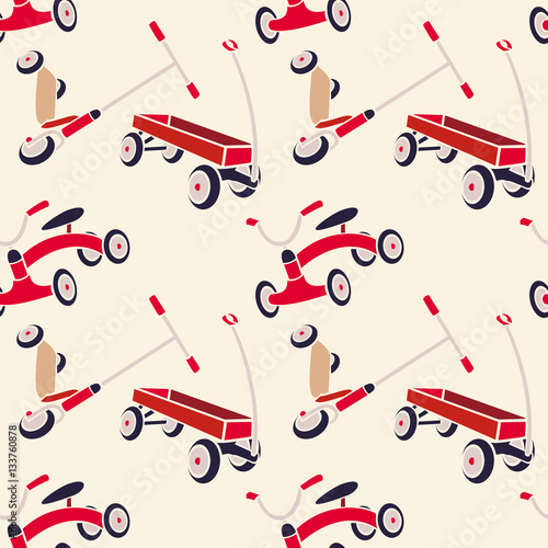 Vector Pattern 50s. Backdrop 1950s retro style.