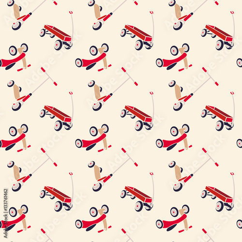 Vector Pattern 50s. Backdrop 1950s retro style.