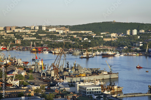 Golden Horn bay in Vladivostok. Russia © Andrey Shevchenko