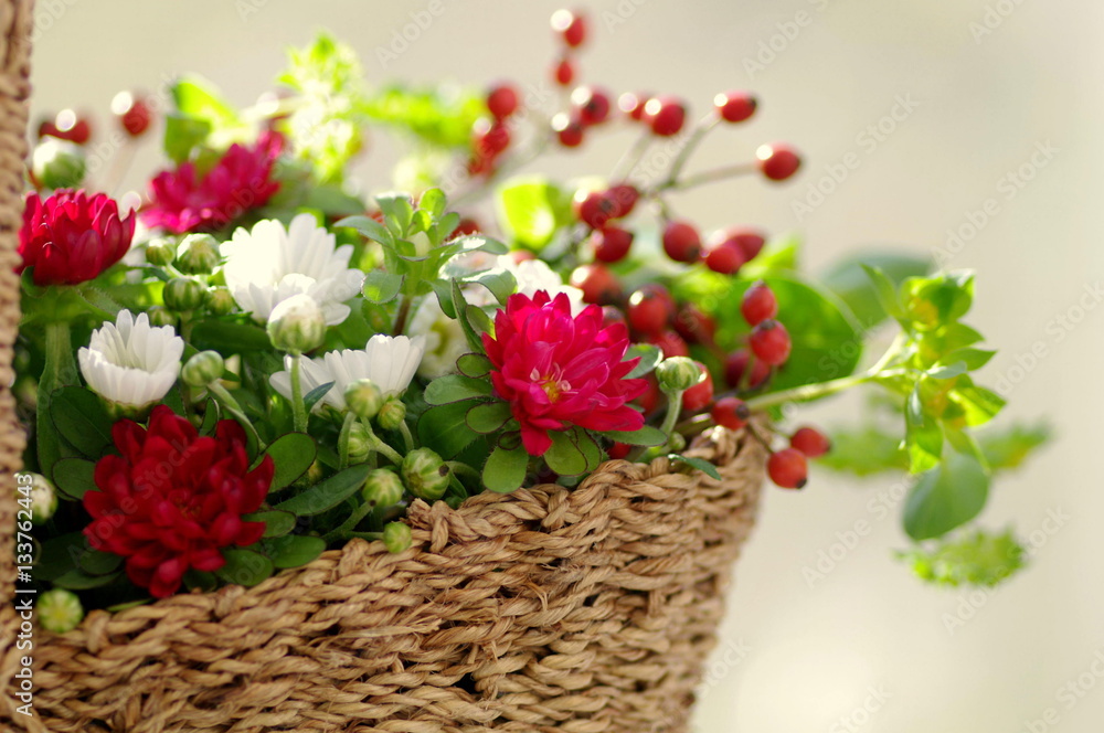 custom made wallpaper toronto digital花かご