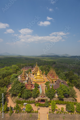 Burmese style temple Located in the Ye city of Burma. © chokniti