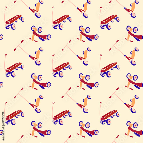 Vector Pattern 50s. Backdrop 1950s retro style.