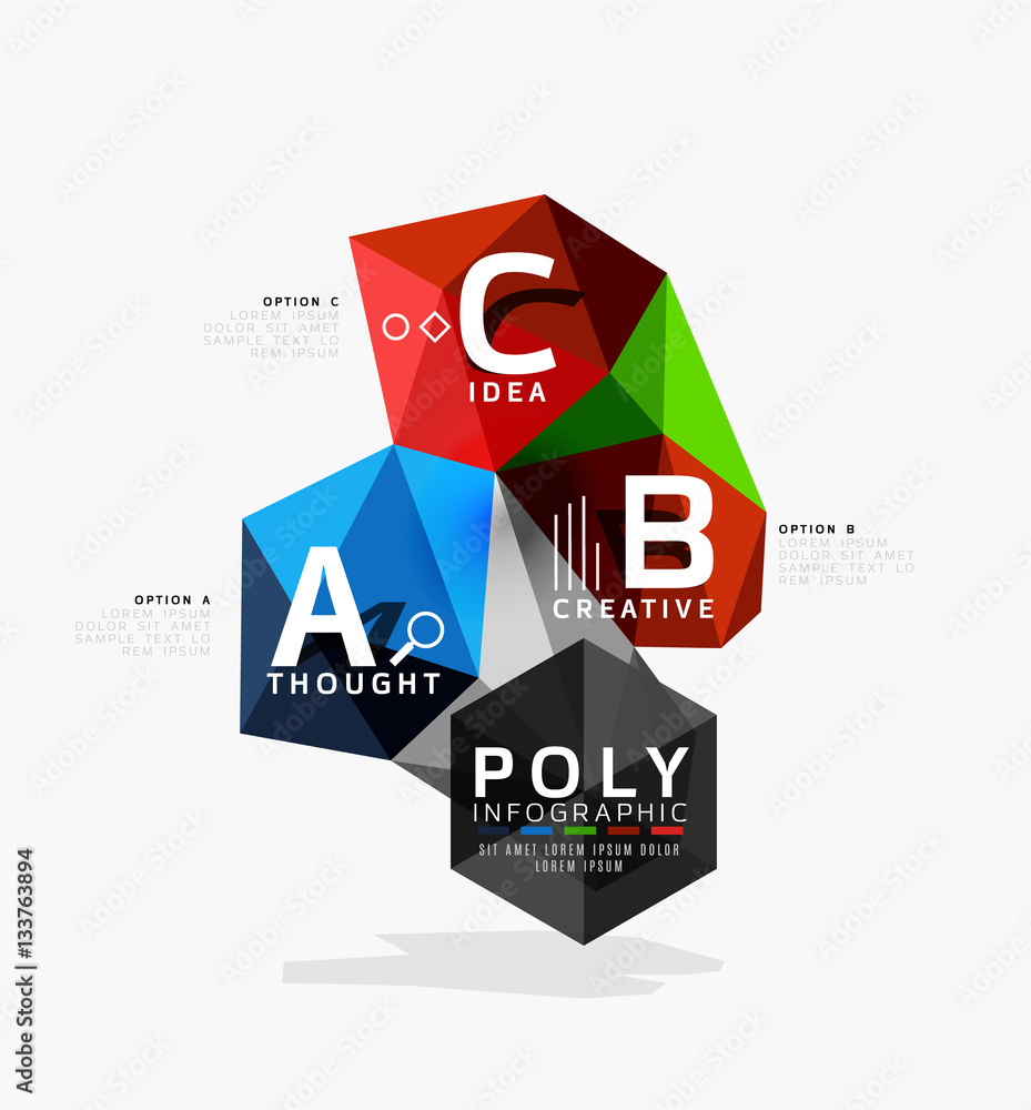 Triangle modern info banner Triangle modern info banner