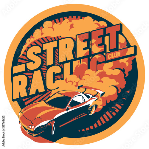 Burnout car, Japanese drift sport, Street racing