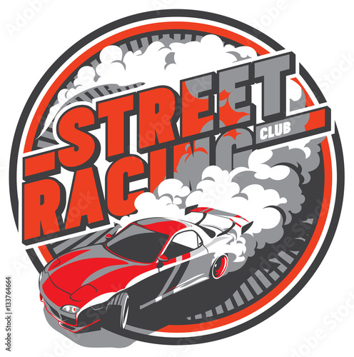 Burnout car, Japanese drift sport, Street racing