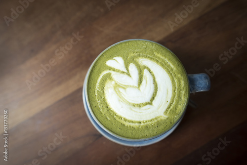 matcha latte green tea