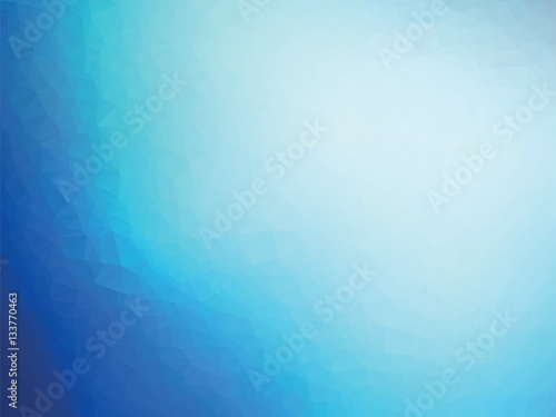 blue glass geometric background with triangles