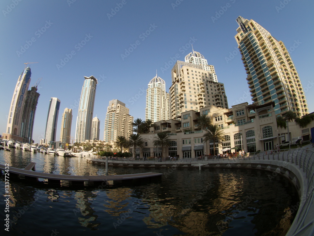 Obraz premium Dubai Marina, United Arab Emirates, Dubai