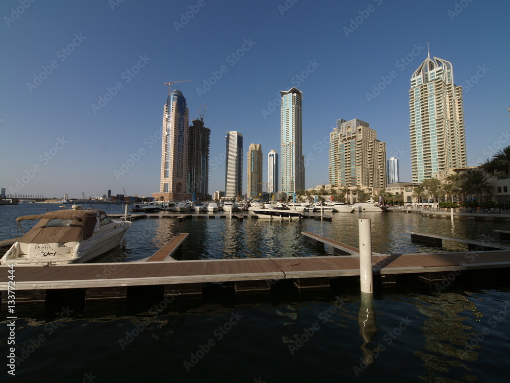 Obraz premium Dubai Marina, United Arab Emirates, Dubai
