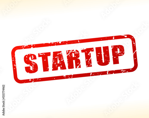 startup text stamp